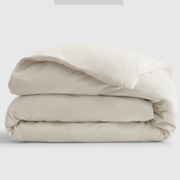 Quince Other - NWT QUINCE Luxury Organic Sateen Duvet Cover King/Cali King Sand 5⭐ SOLD OUT